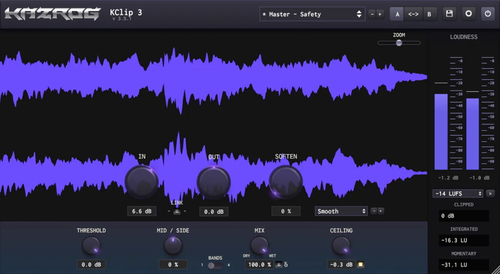 Kazrog - KClip 3 Torrent v3.5.1 VST, VST3, AAX, AU x64 [Win, Mac]