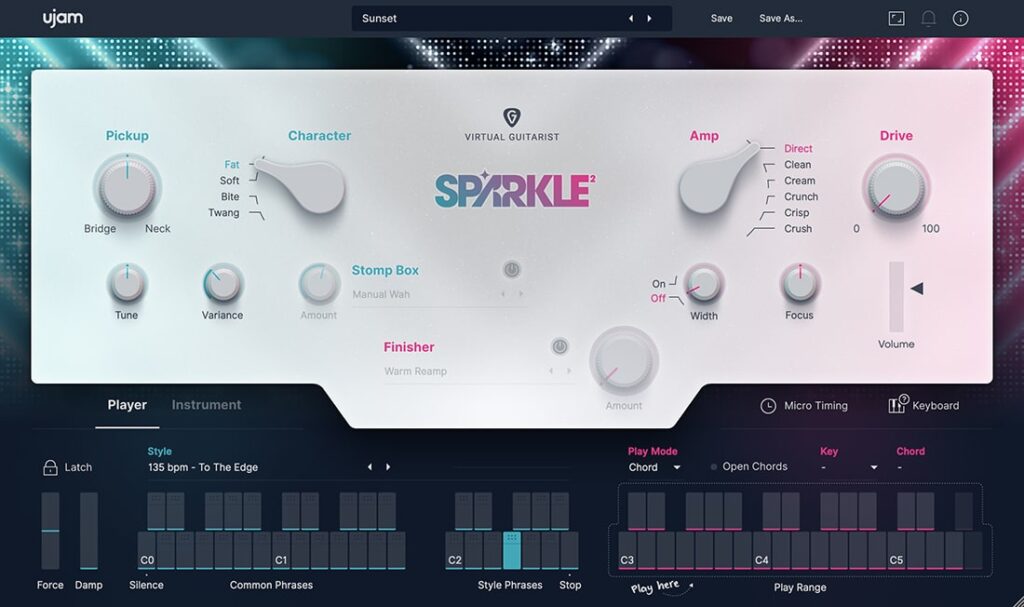 uJAM - Virtual Guitarist SPARKLE 2 Torrent v2.1.0 VSTi, VSTi3, AAX, AU x64 [Win, Mac]
