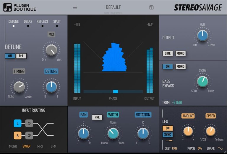 Credland Audio - StereoSavage 2 Torrent v2.0.1 VST, VST3, AAX, AU х64 [Win, Mac]