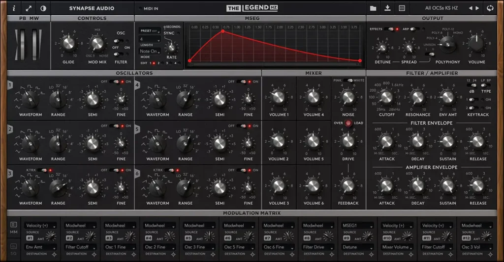 Synapse Audio - The Legend HZ Torrent v2.0.0 VSTi, VST3i, AAX x64 [Win]