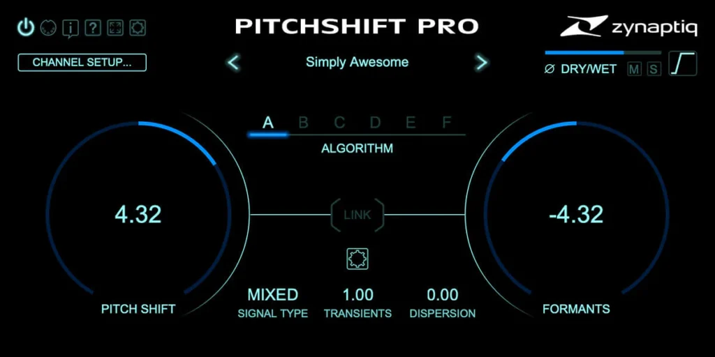 Zynaptiq - PITCHSHIFT PRO Torrent v1.2.0 VST3, AAX x64 [Win]