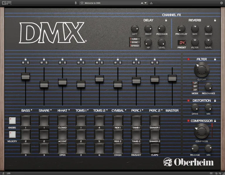 GForce Software - Oberheim DMX Torrent v1.0.0 STANDALONE, VSTi, VST3i, AAX, AUi x64 [Win, Mac]