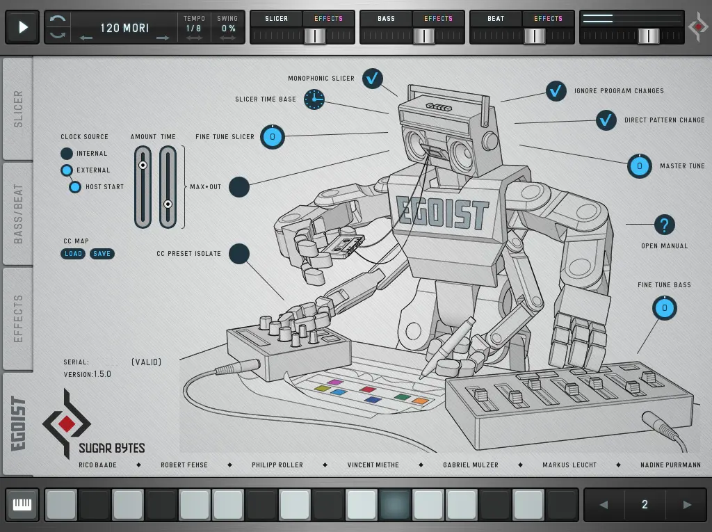 Sugar Bytes - Egoist Torrent v1.6.3 + Library STANDALONE, VSTi, VSTi3, AAX x64 [Win, Mac]
