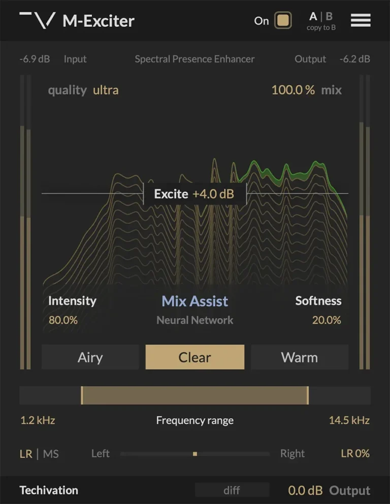 Techivation - M-Exciter Torrent v1.0.0 VST, VST3, AAX x64 [Win]