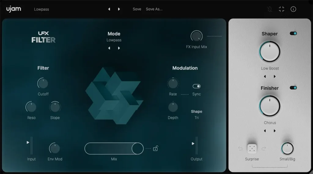 UJAM - UFX Filter Torrent v1.0.1 VST, VST3, AAX x64 [Win]