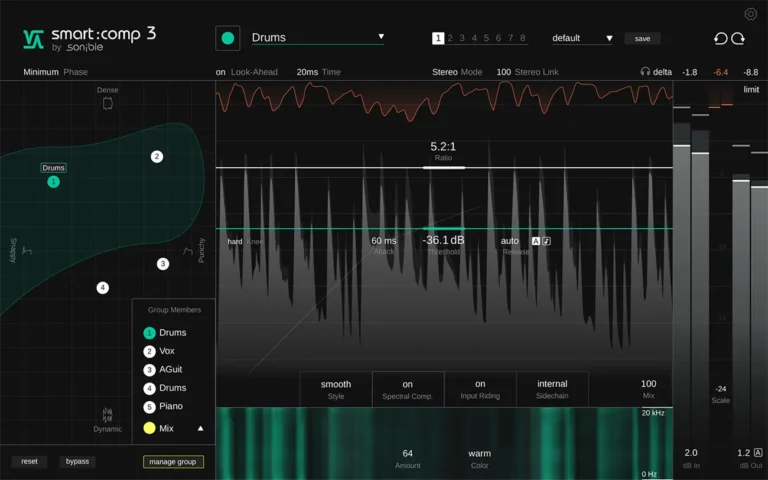 Sonible - Smartcomp 3 Torrent v1.0.1 VST, VST3, AAX, x64 [Win]