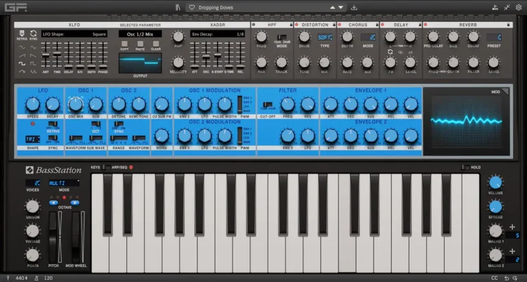GForce & Novation - Bass Station Torrent v1.0.1 STANDALONE, VSTi, VSTi3, AAX, AUi x64 [Win, Mac]