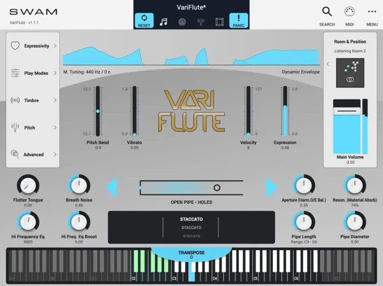 Audio Modeling - SWAM VariFlute Torrent v1.2.1 STANDALONE, VSTi, VSTi3, AAX x64 [Win]