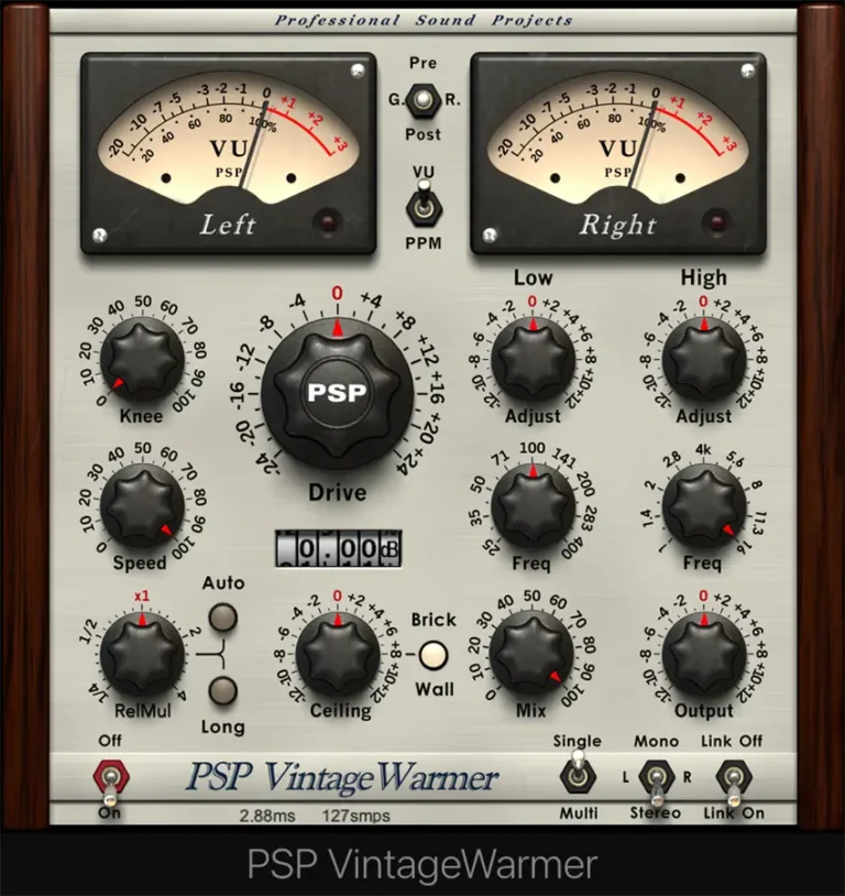 PSPaudioware - PSP VintageWarmer2 Torrent v2.7.3 VST, VST3, RTAS, AAX x86 x64 [Win]