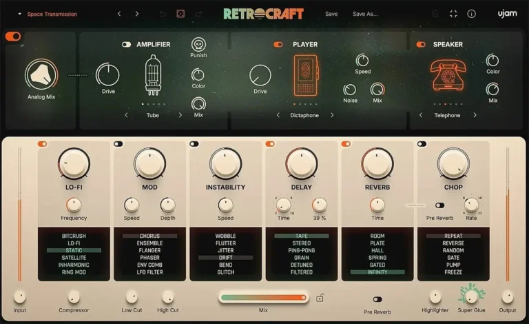 UJAM - Retrocraft Torrent v1.0.0 VST, VST3, AAX x64 [Win]