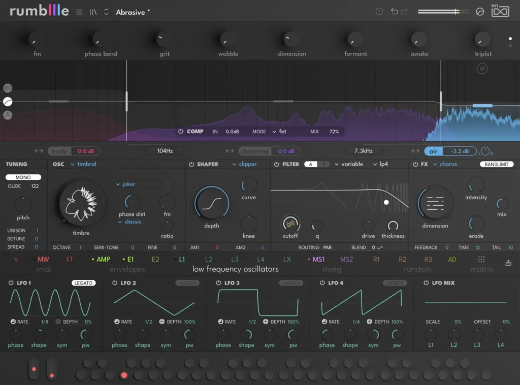 UVI - Rumble Torrent v1.0.0 STANDALONE, VST3, AAX [Win]