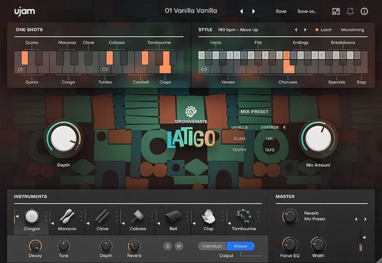 UJAM - Groovemate LATIGO Torrent v1.0.0 VSTi, VSTi3, AAX x64 [Win]