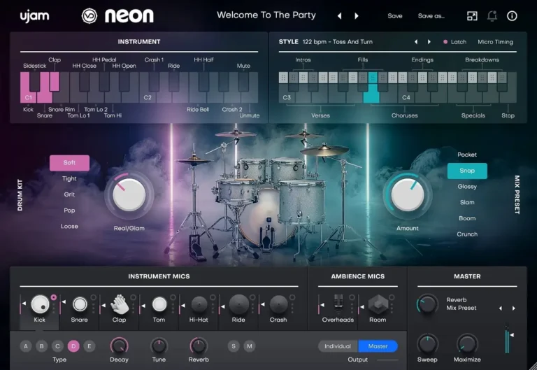 UJAM - Virtual Drummer NEON Torrent v2.5.0 VSTi, VSTi3, AAX x64 [Win]