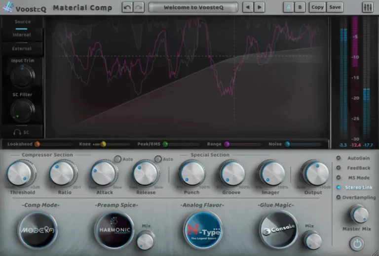 VoosteQ - Material Comp Torrent v1.7.13 VST, VST3, AAX, AU x64 [Win, Mac]