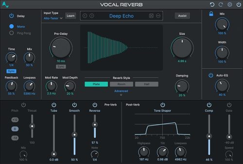 Antares - Vocal Reverb Torrent v1.0.0 VST3, AAX x64 [Win]