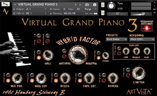 Art Vista - Virtual Grand Piano 3 Torrent (KONTAKT)