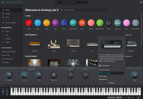 Arturia - Analog Lab V Torrent v5.5.1.2692 STANDALONE, VSTi, VSTi3, AAX x64 REV2 [Win]
