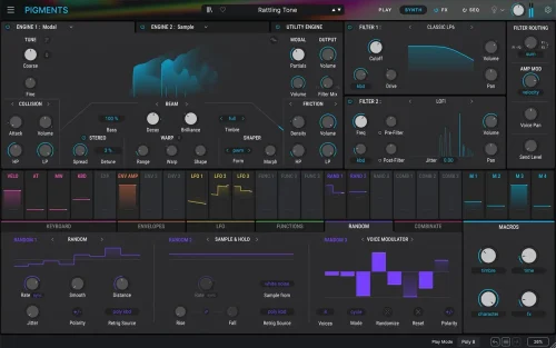 Arturia - Pigments 6 Torrent v6.0.1 STANDALONE, VST, VST3, AAX, AU x64 [Win, Mac]
