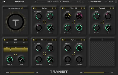 BABY Audio - Transit Torrent v1.1.0 VST, VST3, AAX, AU x86 x64 [Win, Mac]
