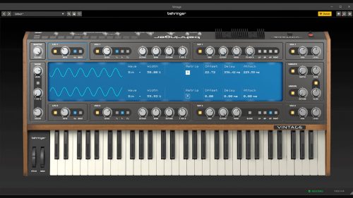 Behringer - Vintage Torrent v1.0.1 STANDALONE, VST3i x64 [Win]