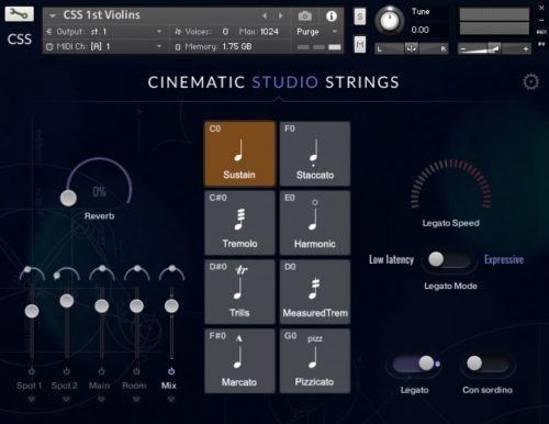 Cinematic Studio Series - Cinematic Studio Strings Torrent v1.7 (KONTAKT)