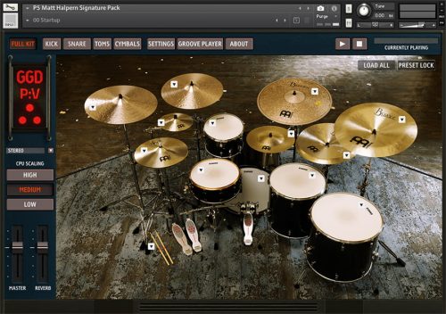 GetGood Drums - P V Matt Halpern Signature Pack Torrent (KONTAKT)