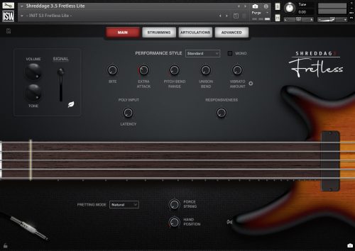Impact Soundworks - Shreddage 3 Fretless Torrent (KONTAKT)