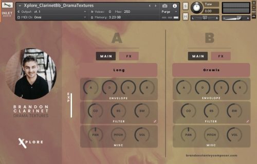 Inletaudio - Clarinet Drama Textures Torrent (KONTAKT)