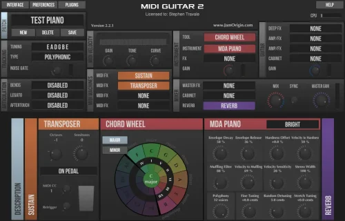 Jam Origin - MIDI Guitar 2 Torrent v2.2.1 STANDALONE, VST x86 x64 [Win]