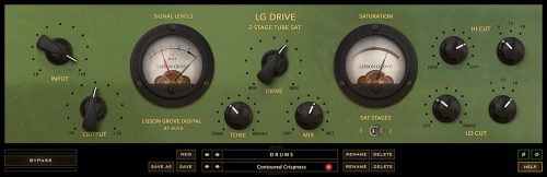 Kush Audio - LG Drive Torrent v1.0.0 VST, VST3, AAX x64 [Win]