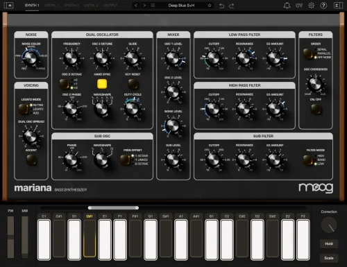 Moog Music Mariana Torrent v1.2.0 STANDALONE, VSTi3, AAX x64 [Win]
