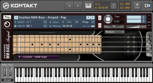 Native Instruments - Scarbee MM-Bass Amped Torrent v1.1.0 (KONTAKT)