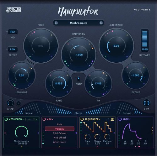 Polyverse Music - Infected Mushroom Manipulator Torrent v1.4.9 VST, VST3, AAX, AU x64 [Win, Mac]