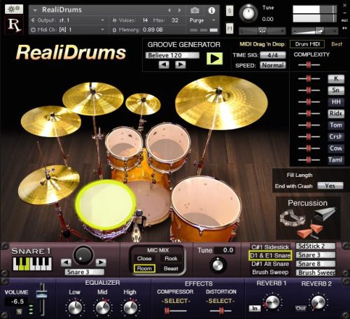 Realitone - RealiDrums Torrent v2.0 (KONTAKT)
