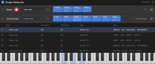 Scaler Music - Scaler Detector Torrent v1.2.0 STANDALONE, VSTi, VSTi3, AAX x64 [Win]