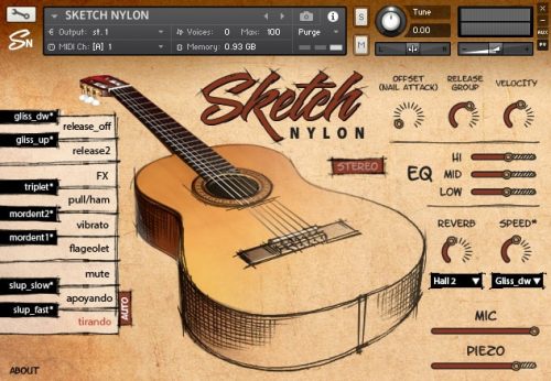 Sketch Samples - Sketch Nylon Torrent + Midi Pack (KONTAKT)