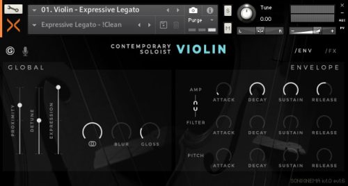 Sonixinema - Contemporary Soloist Violin Torrent (KONTAKT)