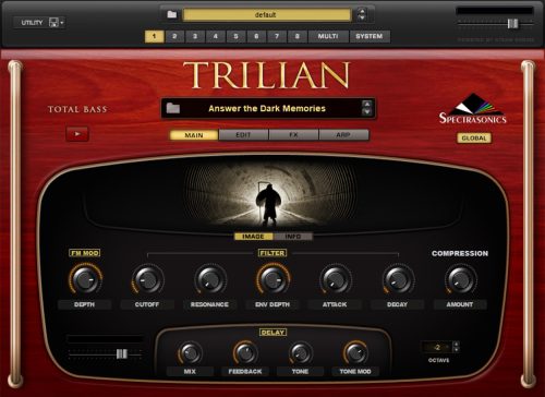 Spectrasonics – Trilian Torrent v1.6.3d + Factory Library [STEAM] STANDALONE, VST3, VST, AAX, AU x64 [Win, Mac]