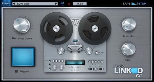 StudioLinked - TapeStop FX Torrent 1.0 VST, AAX, AU x86 x64 [Win, Mac]