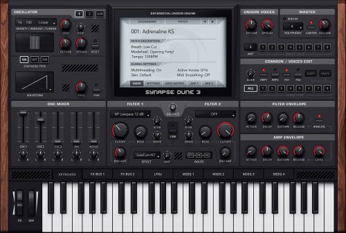 Synapse Audio - DUNE 3 Torrent v3.4.0.4 VSTi, AAX x86 x64 [Win]