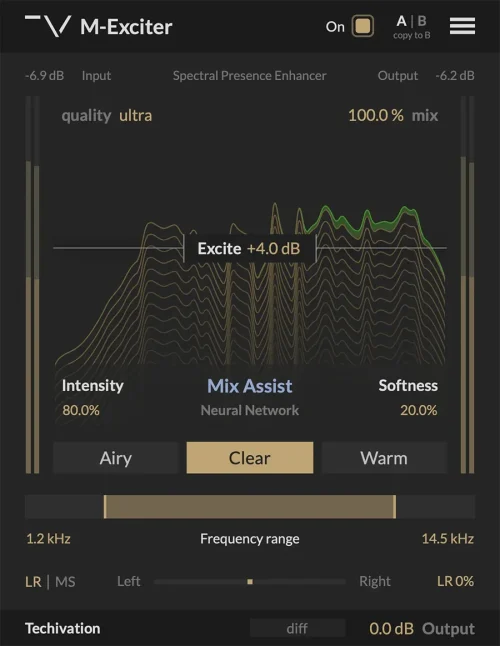 Techivation - M-Exciter Torrent v1.0.0 VST, VST3, AAX x64 [Win]