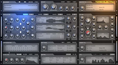 Tone2 - Electra 3 Torrent v3.2.1 STANDALONE, VSTi, VST3i x64 [Win]