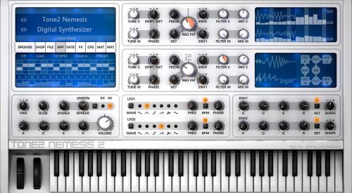 Tone2 - Nemesis Torrent v2.4.0 STANDALONE, VSTi, VSTi3 x64 [Win]