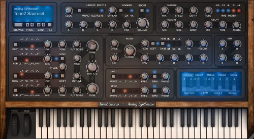 Tone2 - Saurus 4 Torrent v4.0.2 STANDALONE, VSTi, VST3i x64 [Win]