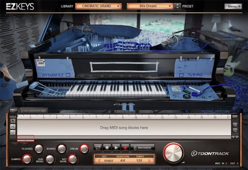 Toontrack - EZkeys Cinematic Grand Torrent v1.2.5 STANDALONE, VSTi, VSTi3 x86 x64 [Win]
