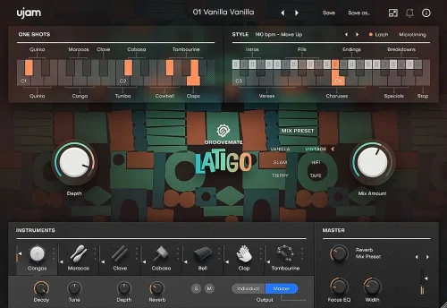 UJAM - Groovemate LATIGO Torrent v1.0.0 VSTi, VSTi3, AAX x64 [Win]