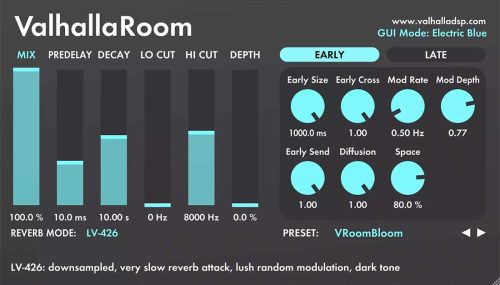 Valhalla DSP - Valhalla Room Torrent v2.0.5 VST, VST3, AAX, AU x64 [Win, Mac]