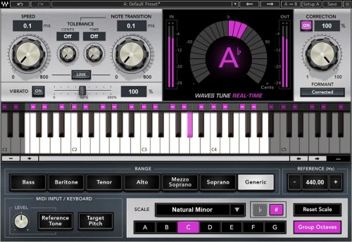 Waves Tune Real-Time Torrent VST, VST3, AAX, AU x64 [Win, Mac]