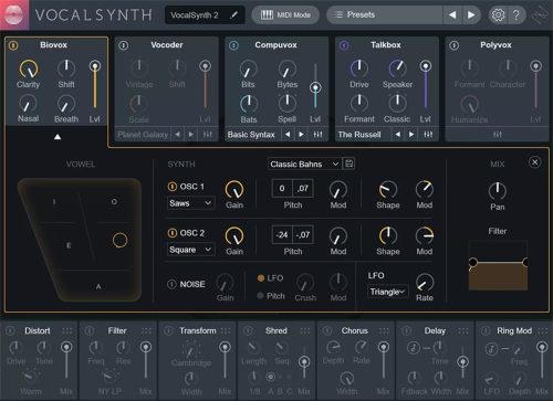 iZotope - Vocalsynth 2 Torrent v2.6.1 VST, VST3, AAX, AU x64 [Win, Mac]